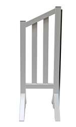 Growi&reg; Fangst&auml;nder aus Aluminium, Farbe: wei&szlig;, Ma&szlig;e: 1550 H x 620 B mm