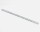 Hindernisschiene aus verzinktem Stahl, 150 cm lang, 24 mm Schlüssellochdurchmesser