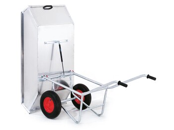 Growi® Alu-Kippkuli 450 Liter, mit Aluminiummulde