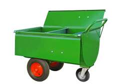 Growi&reg; Futterwagen 200 Liter LL pulverbeschichtet,...