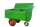 Growi® Futterwagen 200 Liter LL pulverbeschichtet, mit Trennwand, Deckel u. Mineralbehälter