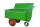 Growi® Futterwagen 200 Liter LL pulverbeschichtet, mit Deckel u. Mineralbehälter
