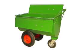 Growi&reg; Futterwagen 180 Liter LL pulverbeschichtet, mit Deckel