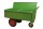 Growi® Futterwagen 250 Liter LL pulverbeschichtet, mit Trennwand u. Deckel