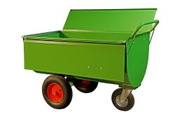 Growi&reg; Futterwagen 400 Liter LL pulverbeschichtet,...