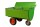 Growi® Futterwagen 400 Liter LL pulverbeschichtet, mit Trennwand u. Deckel