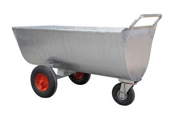 Growi® Futterwagen  600 Liter  LS  verzinkt
