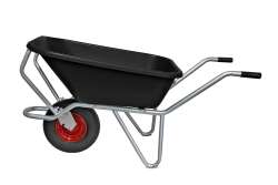 Growi&reg; Compactkarre ca. 120 Liter, mit verzinktem...