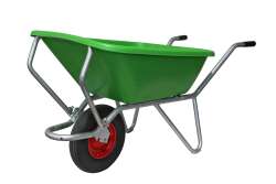 Growi Compactkarre 150 Liter, mit feuerverzinktem...