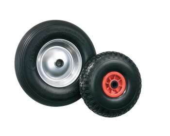 PU-Rad 220 mm mit 20er-Bohrung, geschäumtes, pannensichers Rad