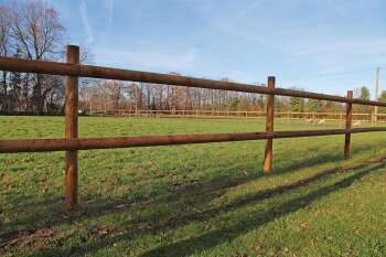 Growi® Zaunpfahl kdi-braun, 8 x 300 cm