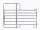Growi® Panel 240 cm B x 220 cm H, Standard mit Tor