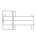 Growi® Panel Mod. TRE-Classic mit Tor, 240 cm B x 220 cm H, 3-rohrig