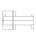 Growi® Panel Mod. TRE-Classic mit Tor, 300 cm B x 220 cm H, 3-rohrig