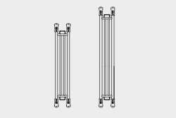 Sicherheits-Pferdefressgitter 210 cm L&auml;nge, 29 cm breit inkl. 4-Doppel-Lochschellen