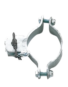 Growi® Montageschelle, 102 mm, Halter einfach, 90°