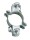 Growi® Montageschelle, 102 mm, Halter zweifach