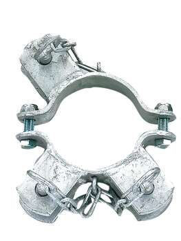 Growi® Montageschelle, 102 mm, Halter dreifach