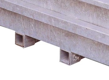 Verstärkungsrohre für Bodenwanne, für Quaderraufe 2x2 m