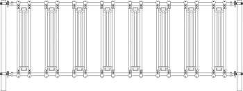 Growi® Sicherheits-Fressgitter 500 cm, Gitterstäbe 180 cm