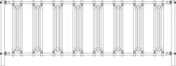 Growi&reg; Sicherheits-Fressgitter 500 cm, Gitterst&auml;be 180 cm