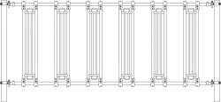 Growi&reg; Sicherheits-Fressgitter 400 cm, Gitterst&auml;be 210 cm