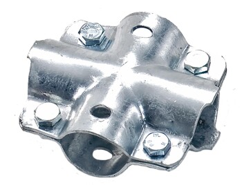 Growi® Kreuzschelle, 1 1/2" x 1 1/2" Zoll