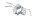 Growi® Montageschelle, 60 mm, Halter 3-fach