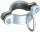 Growi® Montageschelle, 76 mm, mit Riegelhalter