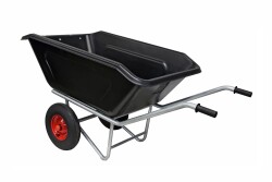 Ersatzmulde für Compactkarre 350 Liter, Kunststoff schwarz 1400 x 820 x 450 mm