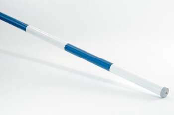 Hindernisstangen aus Holz, farbig, 10 cm Durchmesser, 300 cm lang blau
