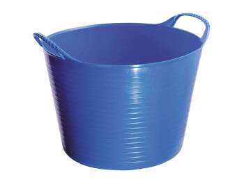 Elabag Futtertrog, Inhalt ca. 26 l, Durchmesser 390 mm, Höhe 300 mm, Farbe: blau