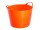 Elabag Futtertrog, Inhalt ca. 26 l, Durchmesser 390 mm, Höhe 300 mm, Farbe: orange