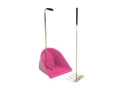 Stallbutler lang (Schaufel und Harke), Farbe: pink