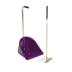 Stallbutler lang (Schaufel und Harke), Farbe: lila