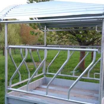 Heuraufen Schrägfressgitter 2mx2m