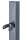 Zaun-Set Chaussee verstellbar zum Anschrauben Höhe 100 cm anthrazit 4 Meter