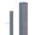Zaun-Set Chaussee verstellbar zum Anschrauben Höhe 100 cm anthrazit 4 Meter
