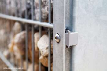 Gabionen-Anbausets "SELINA" zum Aufschrauben feuerverzinkt 83cm