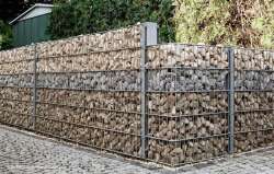 Gabionen-Anbausets "SELINA" zum Aufschrauben feuerverzinkt 103cm