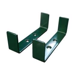 AUFSATZHALTERUNG FÜR BLUMENKÄSTEN - TIEFE 14 CM - Grün RAL6005