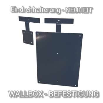 EINDREHHALTERUNG FÜR WALLBOXEN UNIVERSAL - ANTHRAZIT RAL 7016