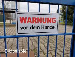 ZAUNSCHILD | FIRMENSCHILD | WERBESCHILD AZ-VERZINKT 190 x 255 mm