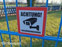 ZAUNSCHILD | FIRMENSCHILD | WERBESCHILD EDELSTAHL 190 x 255 mm