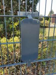 EINDREHHALTERUNG FÜR SCHLAUCHTROMMEL - SCHMAL - ANTHRAZIT RAL 7016