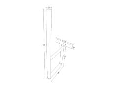 EINDREHHALTERUNG FÜR GARTENFACKEL U. SILVESTERRAKETEN - SCHMAL - GRÜN RAL 6005