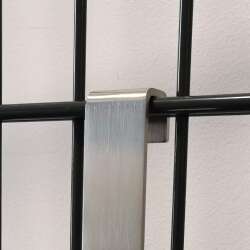 EINFACHE EINHÄNGEVARIANTE FÜR BLUMENKÄSTEN - TIEFE 14 CM - ANTHRAZIT  RAL7016