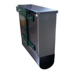 EINFACHE EINHÄNGEVARIANTE FÜR BRIEFKASTEN Modell 2 - GRÜN RAL 6005