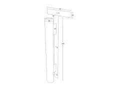 EINFACHE EINHÄNGEVARIANTE FÜR SONNENSCHIRM - GRÜN RAL 6005