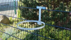 EINFACHE EINHÄNGEVARIANTE FÜR MÜLLBEUTEL - ANTHRAZIT RAL 7016